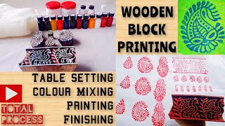 Simple Steps For Block Printing  Haberdashery Fun The simple steps to  start block printing