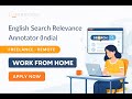 English Search Relevance Annotator India