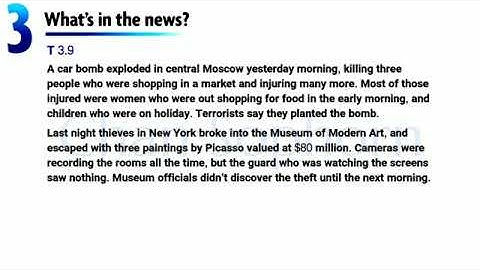 Headway Pre-intermediate Unit (3)