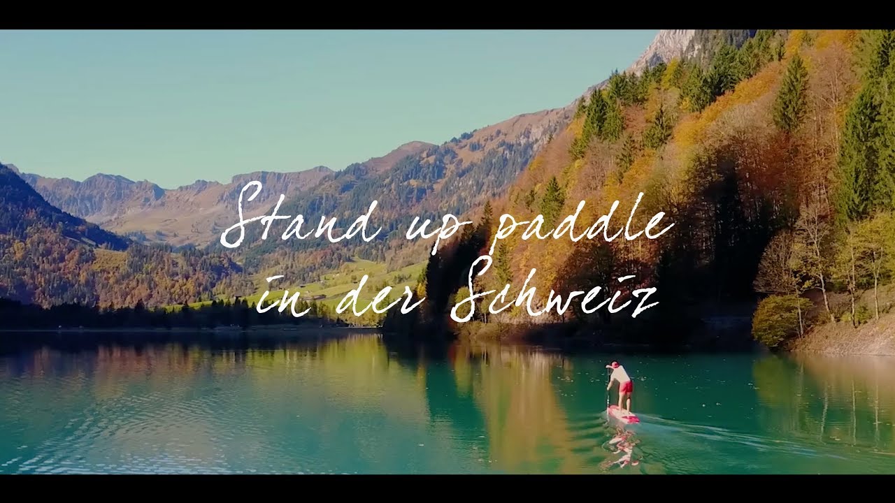 Supkultur Trip am Kloentalersee - Stand up Paddle in Switzerland