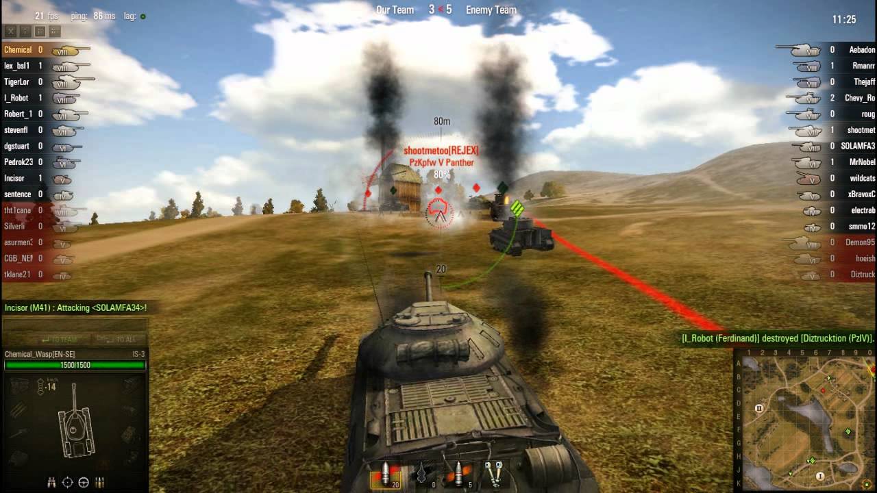 World of Tanks: IS-3 gameplay, derivatives, clan wars, and little children