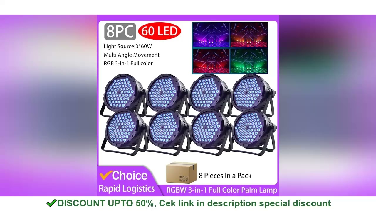 3w*60 led rgb 3 in 1 par light dmx 512 sound control dj party lights wedding disco lights ballroom c