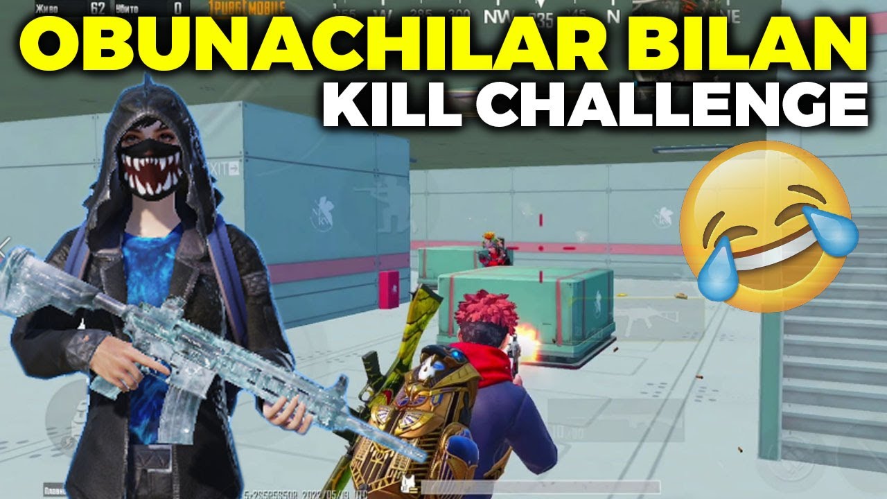 😁OBUNACHILAR AYTGAN CHALLENGENI BAJARDIK😅ENG KO'P KILL KIMDA ? PUBG MOBILE