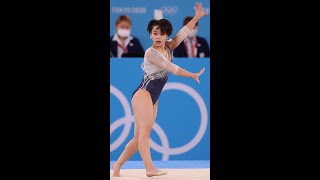 【五輪連続写真】村上茉愛の床運動　体操女子個人総合決勝