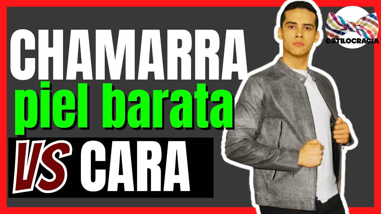 CHAMARRA de PIEL BARATA vs CARA 🔥!! - YouTube