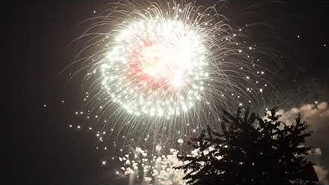 Fireworks in 4K background for Video Editing