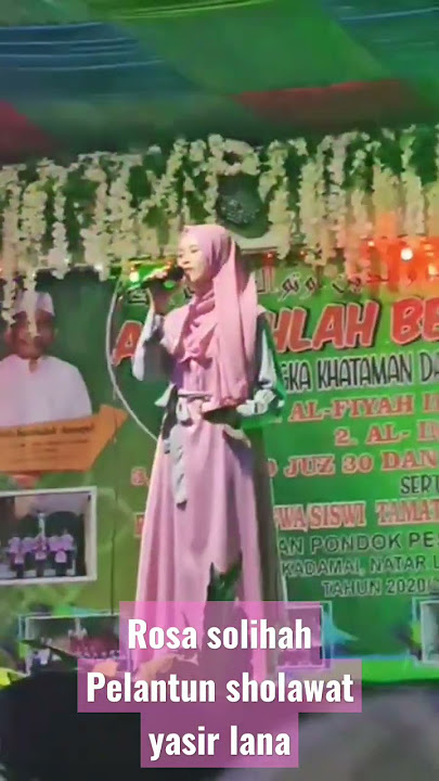Pelantun Asli Yasir Lana - Risa Solihah #sholawatnabi  #sholawatmerdu  #yasirlana