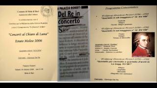 W. A. Mozart - Quintetto K. 581 - 4° mov - mp3 - G. Del Re (clarinetto) & quartetto Golden