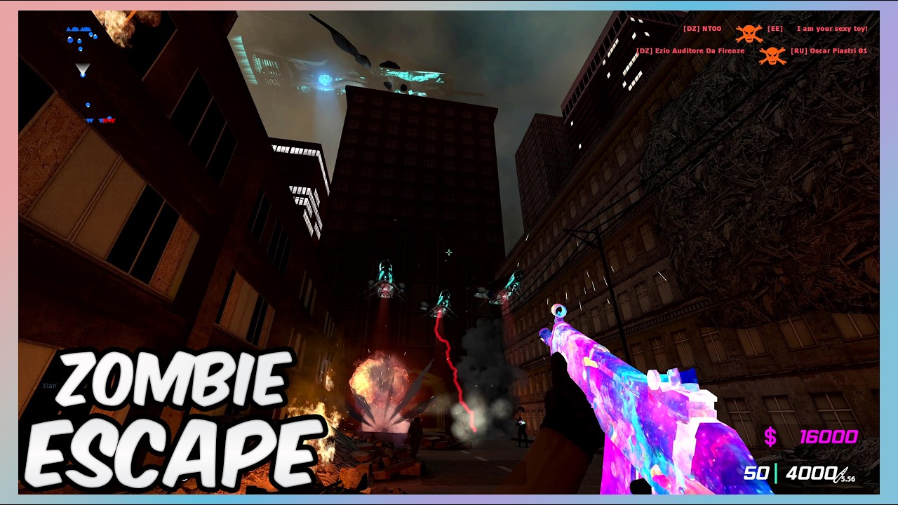 Counter-Strike: Source Zombie Escape - ze_temple_raider_b4 on NiDE