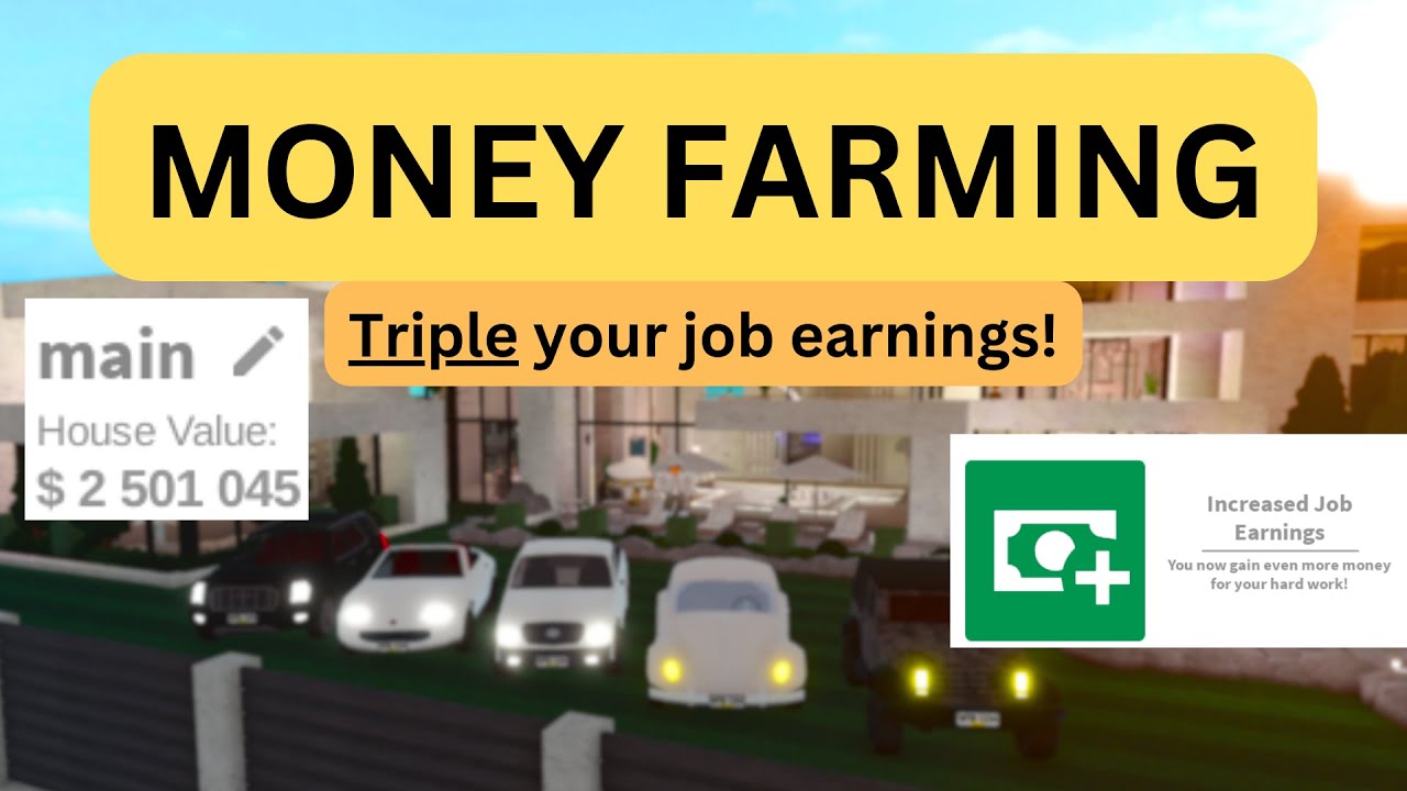 Bloxburg money farm tips! BEST MONEY METHOD [ROBLOX] - YouTube