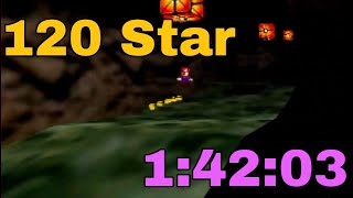 SM64 | 120 Star Speedrun done in 1:42:03