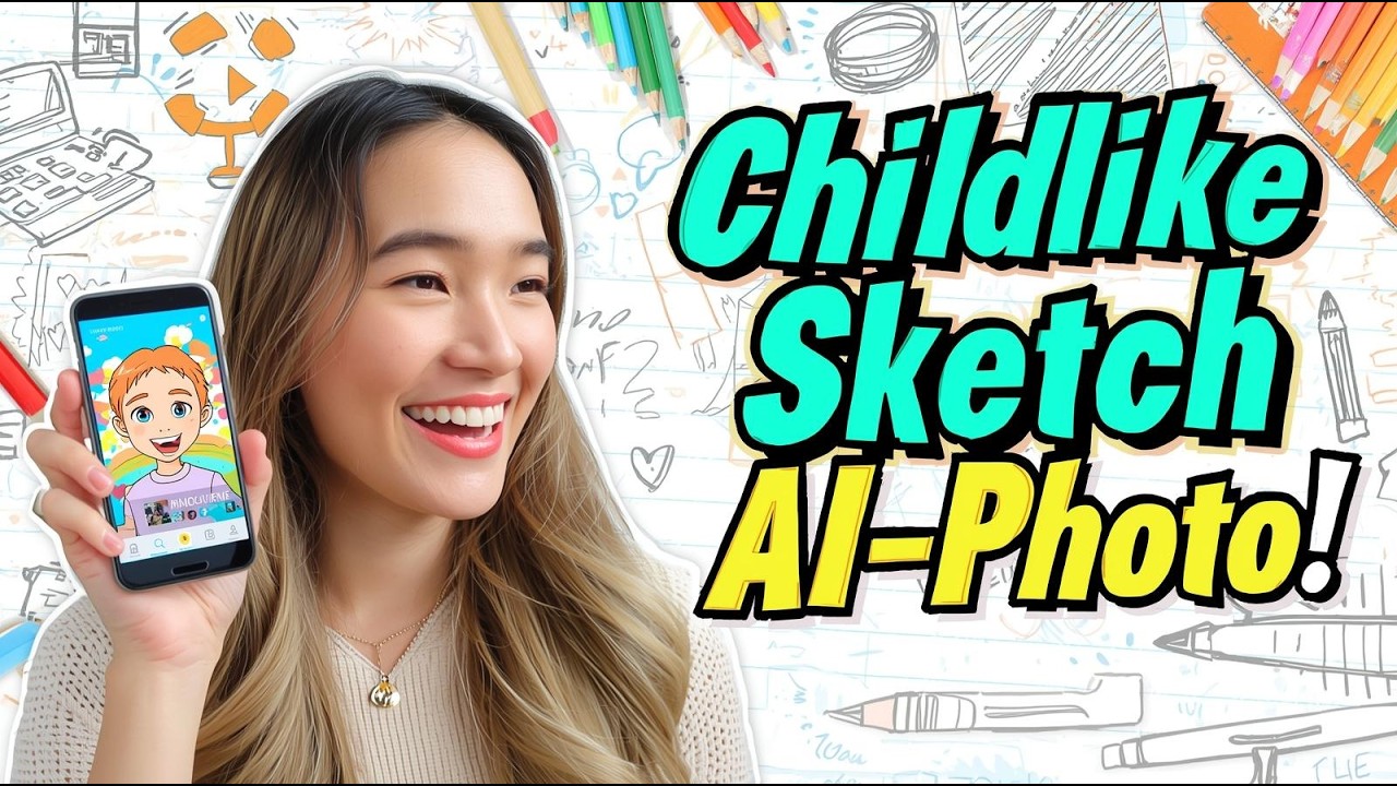 Turn Any Photo into Childlike Sketch Magic! - how to make childlike ...