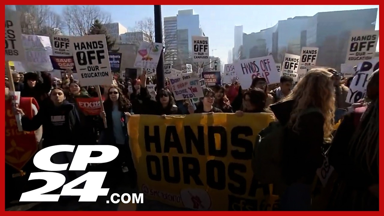Osap Rally Ontario students rally outside Queen’s Park to protest OSAP changes ...