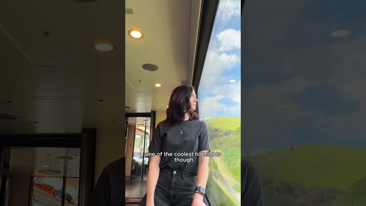 We rode New Zealand’s longest train journey—the Northern Explorer! 🚂