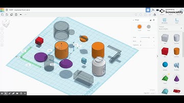 3D design NERF   exploded front valve   Tinkercad