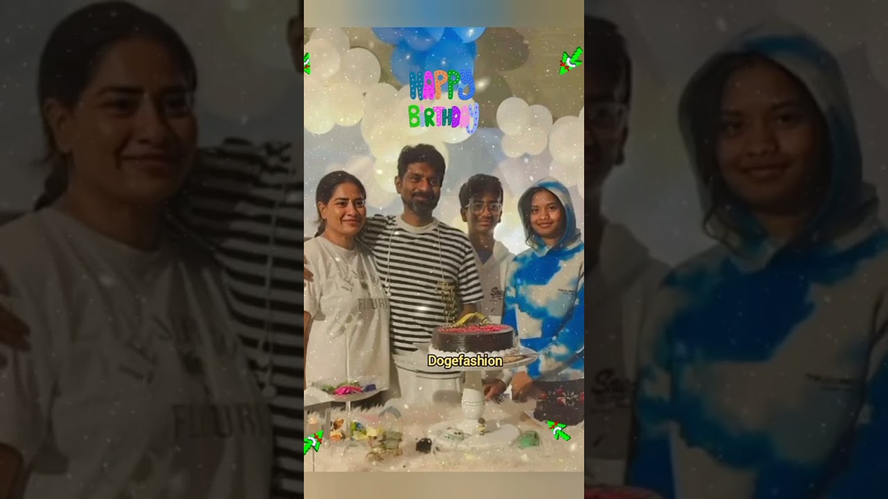 Телеведущий Виджая ма ка па празднование дня рождения Ананда 