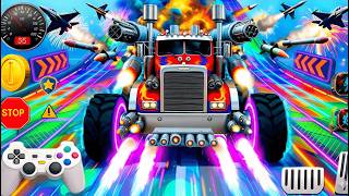 MONSTER TRUCK EXTREME JUMP CHALLENGE 😨🔥 | INSANE STUNTS & EPIC CRASHES screenshot 5