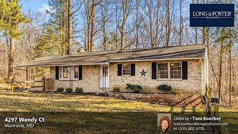 Sale: 4 Beds - 3 Baths - 2376 sq ft - Monrovia - MD [$495,000] MLS #: MDFR2074234