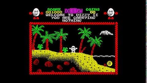 "Treasure Island Dizzy" in-game music, ZX Spectrum 128k