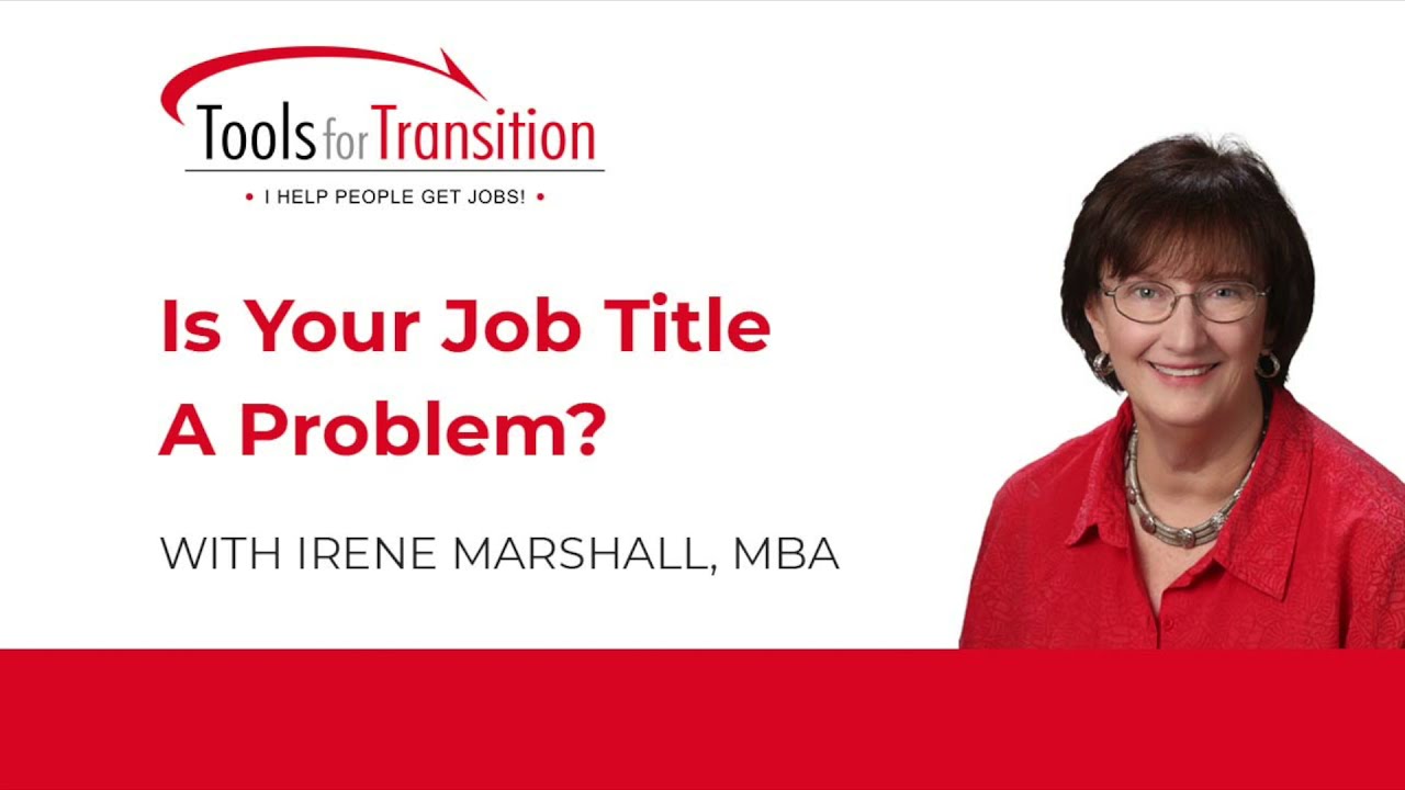 Is Your Job Title A Problem?