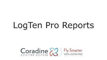 LogTen Pro: Reports