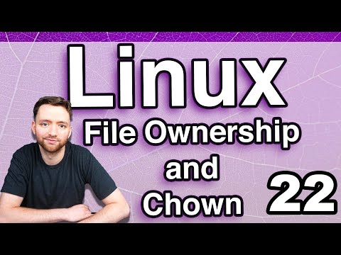 تصویری: چگونه مالکیت و مجوز فایل را در لینوکس تغییر دهم؟