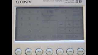 Setting The Times To Start And Stop Recording On The Sony Rm-Av30003100