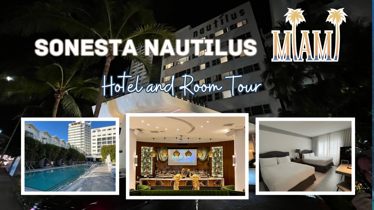 Sonesta Nautilus Miami Hotel and Room Tour 