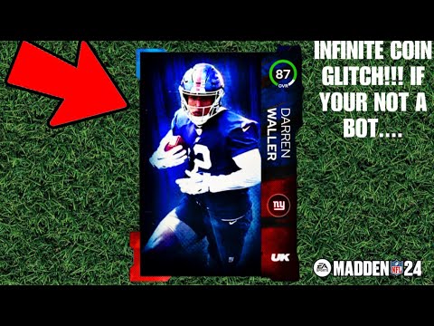 INSANE INFINITE COIN GLITCH!!! IF YOR GOOD AT THE GAME..MADDEN 24 ULTIMATE TEAM