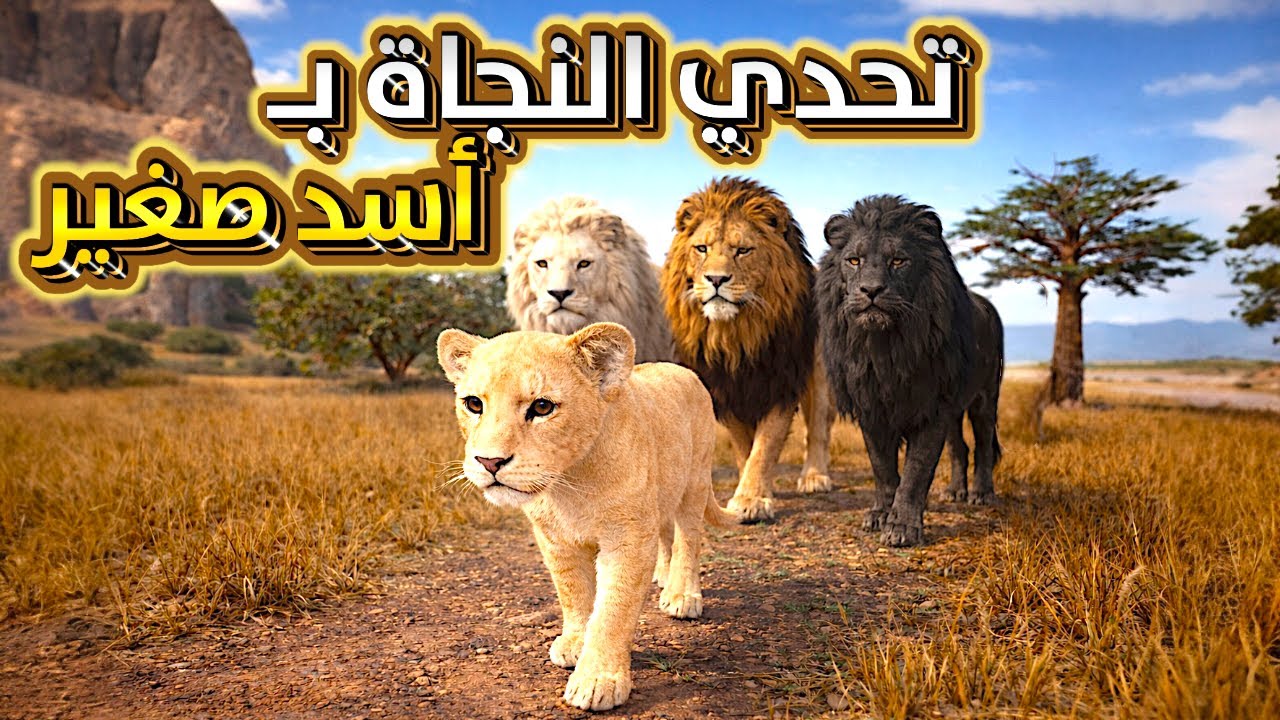 🦁 بلعب بشبل أسد | محاولة نجاة 😱 | Roblox Savannah Life