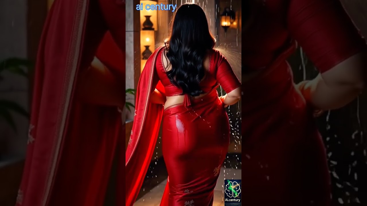 💦 ASMR Rain Saree dance ai dance 