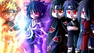 Uchiha Clan React To Naruto And Sasuke // Gacha React