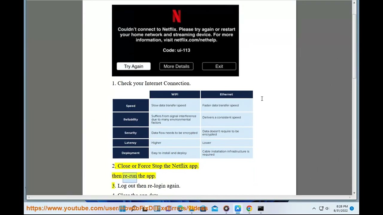 ▷ Error Netflix UI-113 SOLUCIÓN 2023