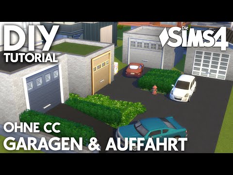 DIY Tutorial ? GARAGEN Tore & Auffahrt bauen in Die Sims 4 ohne CC und Packs