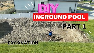 DIY Inground Pool Build  PART 1  Vinyl pool Build