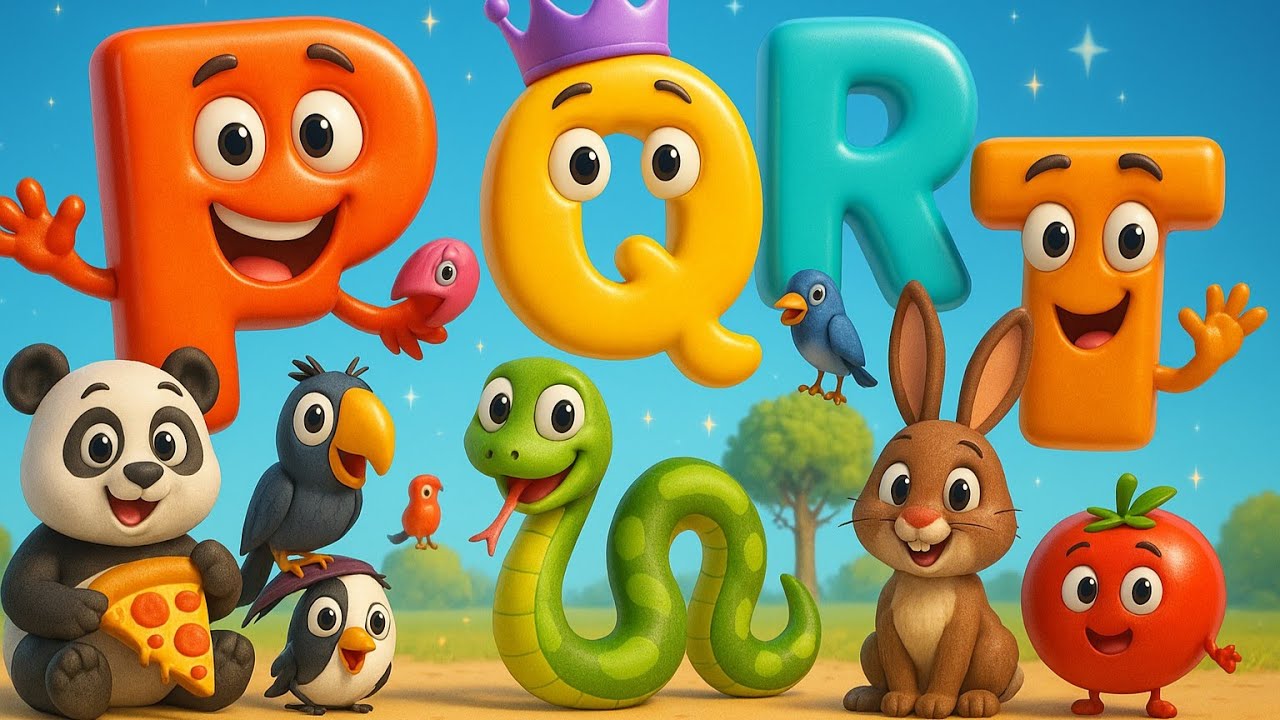 ABC Phonics Song | Letters P to T | Learn Alphabet Sounds with Fun Characters & Songs!