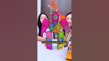 🧲😍My Và Nhi Xây Robot Chiến Đấu! #shortvideo