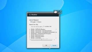 Weather Windows 7 Sidebar Gadget