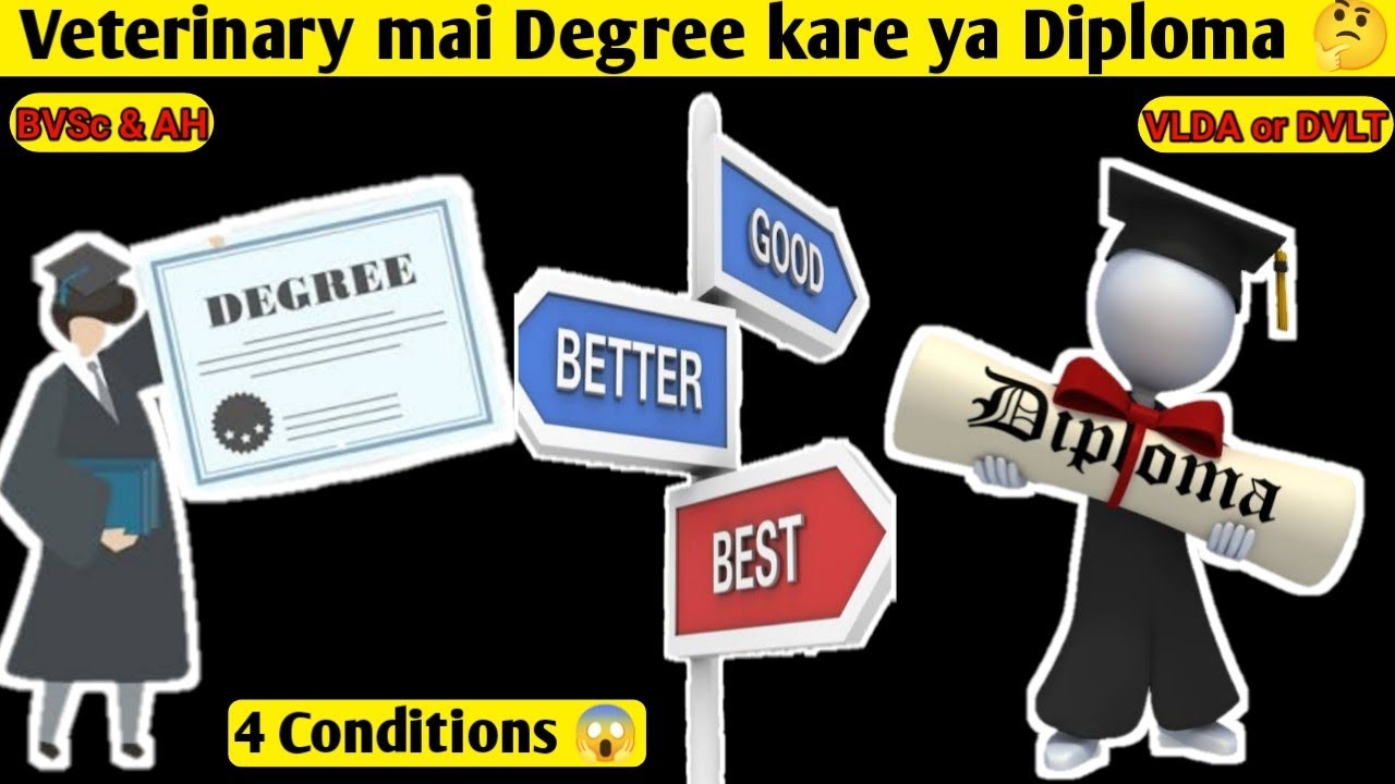 Veterinary diploma and Veterinary degree course Diploma vs Degree