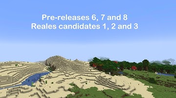 Minecraft 1.18 is finished! || Pre releases 6, 7 and 8 and release candidates 1, 2 and 3