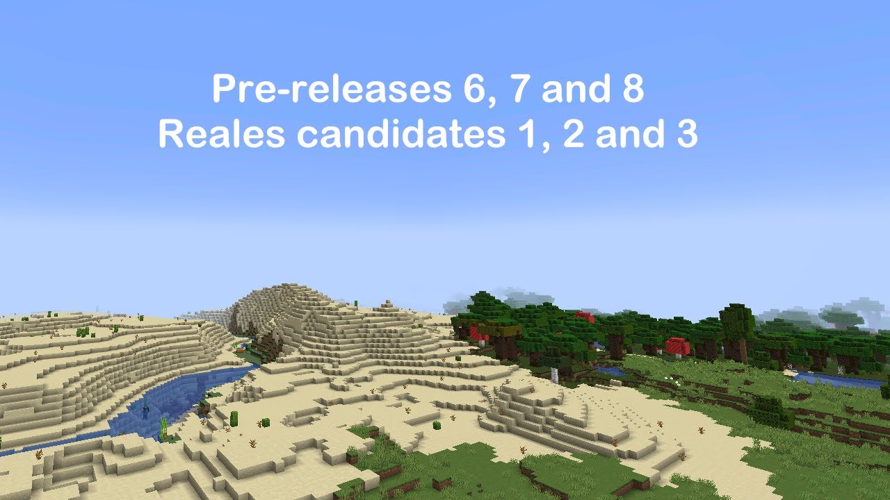 Minecraft 1.18 is finished! || Pre releases 6, 7 and 8 and release candidates 1, 2 and 3