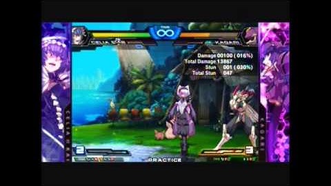 Chaos Code   Celia II Kai (Non-Boss version) Combos