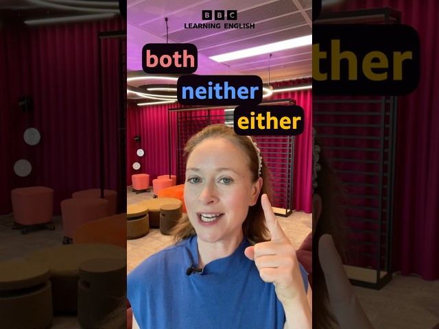 ‘both’, ‘either’ and ‘neither’– what’s the difference? #shorts