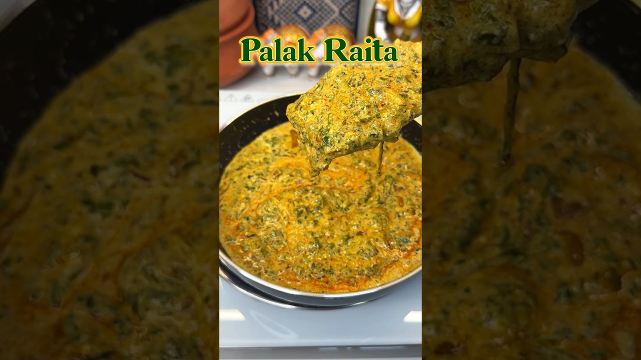 Palak ka Raita - Winter's Special Raita 