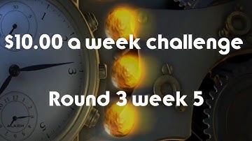 $10.00 a week challenge round 3 week 5. #stacking #silver #silver