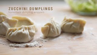 Aesthetic dumpling making video| Easy homemade dumpling wrappers| Potstickers | vegetarian dumpling