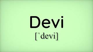Devi (Esperanto)