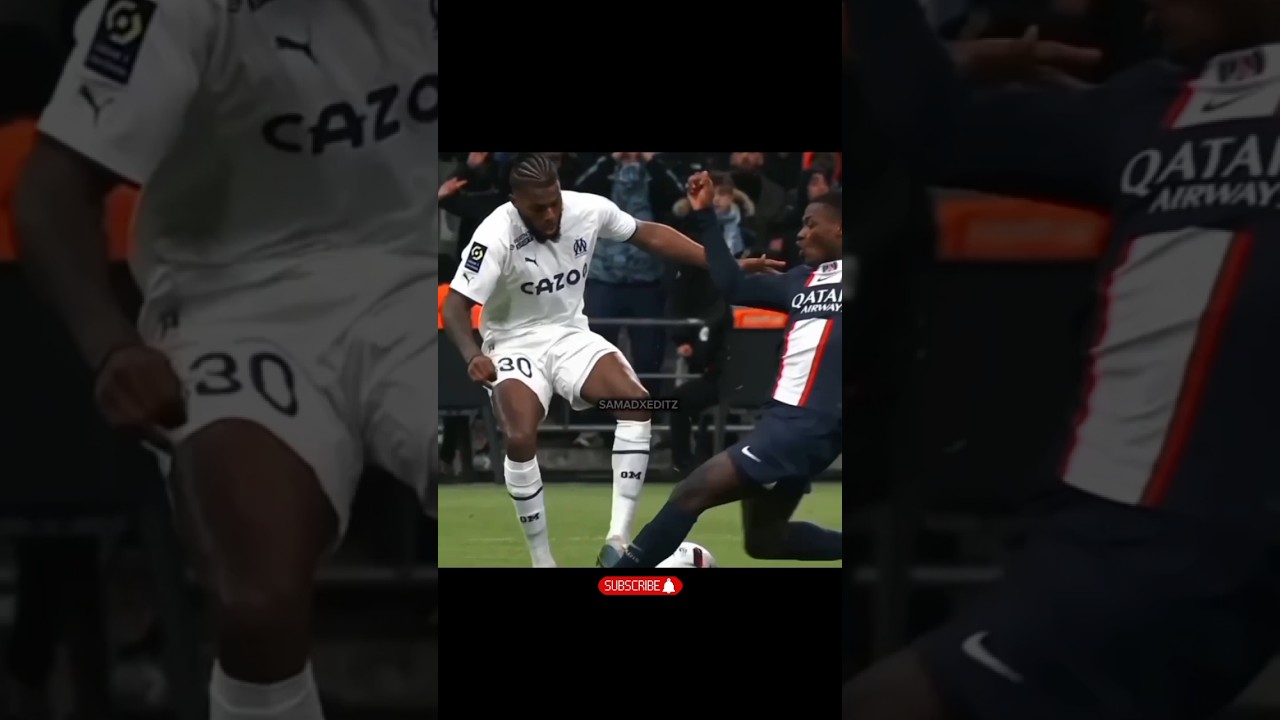 Nuno mendes's pure tackle 🔥☠️ 