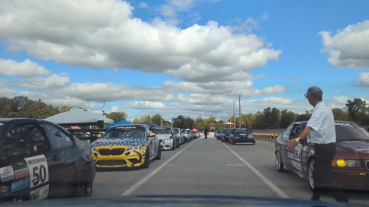 BMW CLUB RACING 2024 SUMMIT POINT PACE CAR PIT ENTRANCE