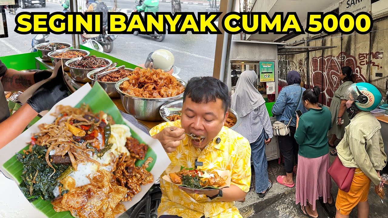 Jogja Surganya Murah! Nasi Langgi Seporsi Cuma 5 Ribu, Lauk Lengkap!